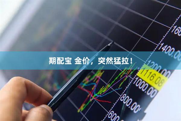 期配宝 金价，突然猛拉！