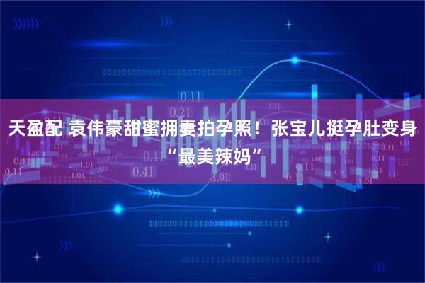 天盈配 袁伟豪甜蜜拥妻拍孕照！张宝儿挺孕肚变身“最美辣妈”