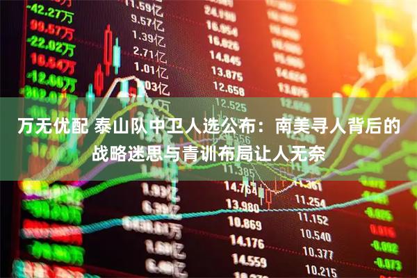 万无优配 泰山队中卫人选公布：南美寻人背后的战略迷思与青训布局让人无奈