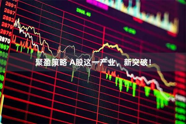聚盈策略 A股这一产业，新突破！