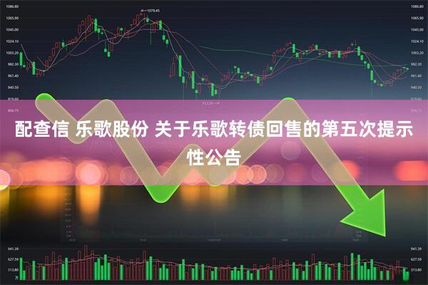 配查信 乐歌股份 关于乐歌转债回售的第五次提示性公告